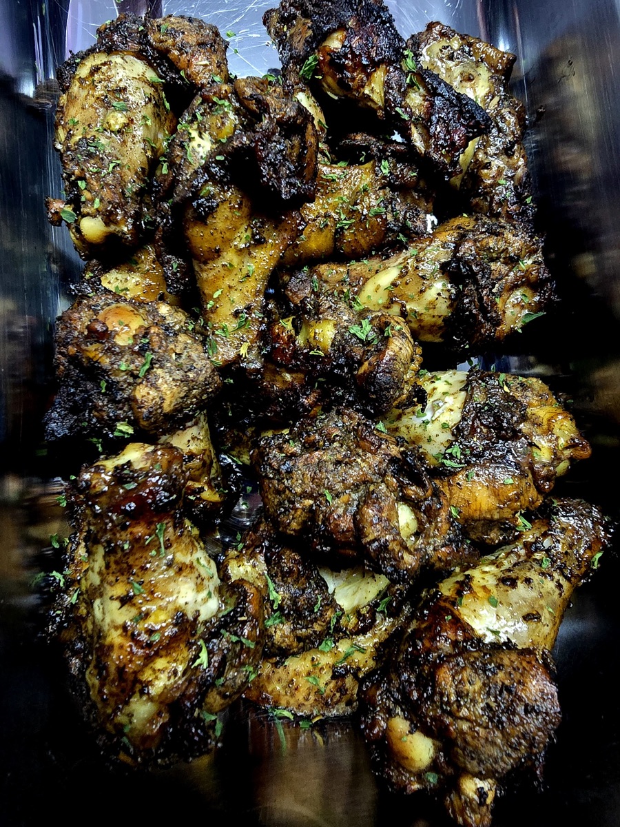 Jerk chicken platter